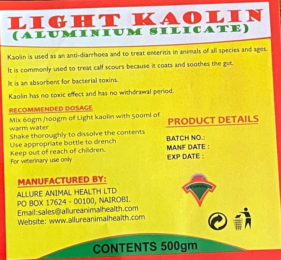 Light Kaolin (Aluminium Silicate)
